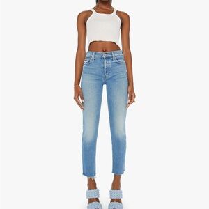 MOTHER Tomcat Fray Ankle Jeans